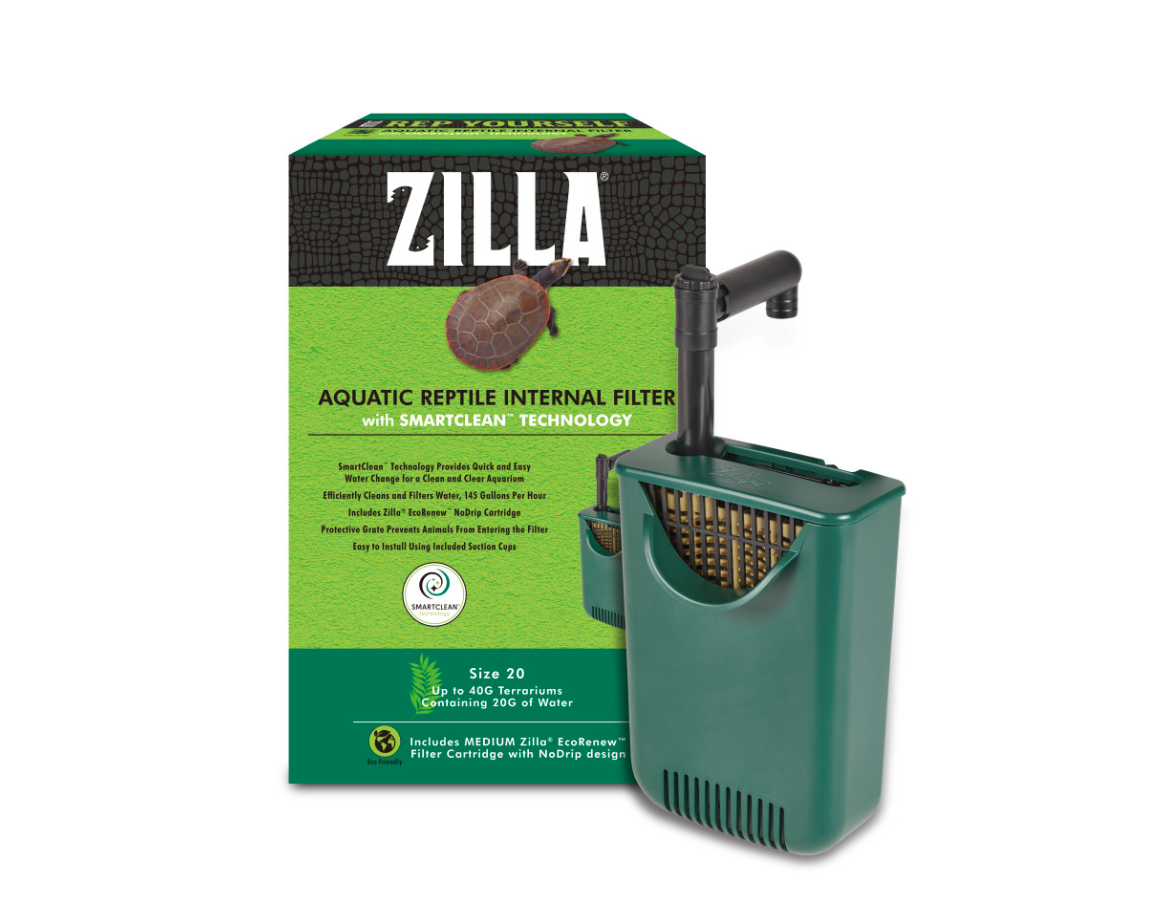 Zilla Aquatic Reptile Internal Filter with SmartClean Technology Medium