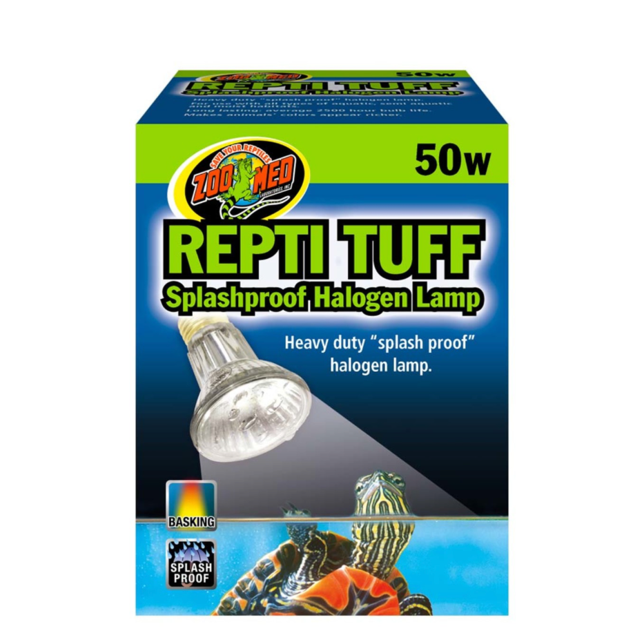 Zoo Med Turtle Tuff Splashproof Halogen Lamp 50W