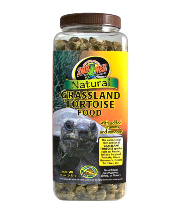 Zoo Med Natural Grassland Tortoise Food 15oz