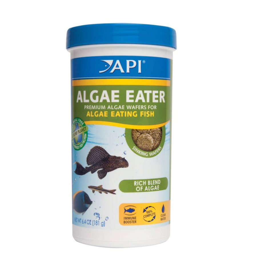 API Algae Eater Premium Sinking Wafer Fish Food 6.4 oz