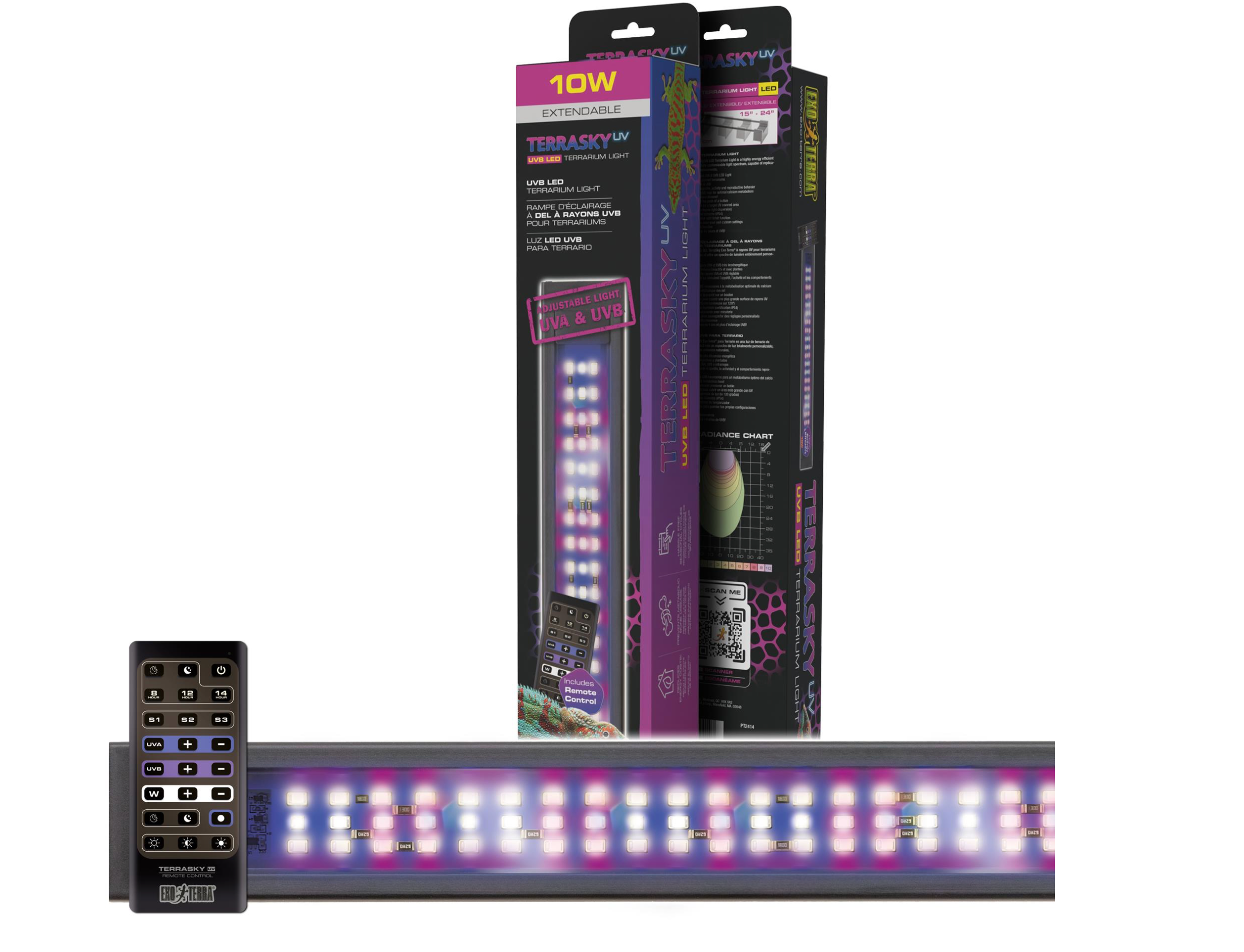 EXO TERRA TERRASKY UVUVB 10WT LGHT