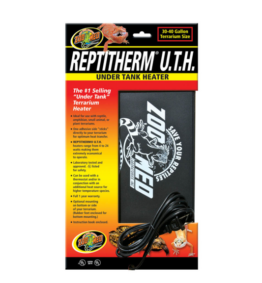 ZOO REPTITHERM 30-40GAL 8X12" UNDER THE TNK HTR