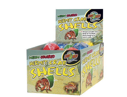 Zoo Med Neon Colored Hermit Crab Shells Bulk