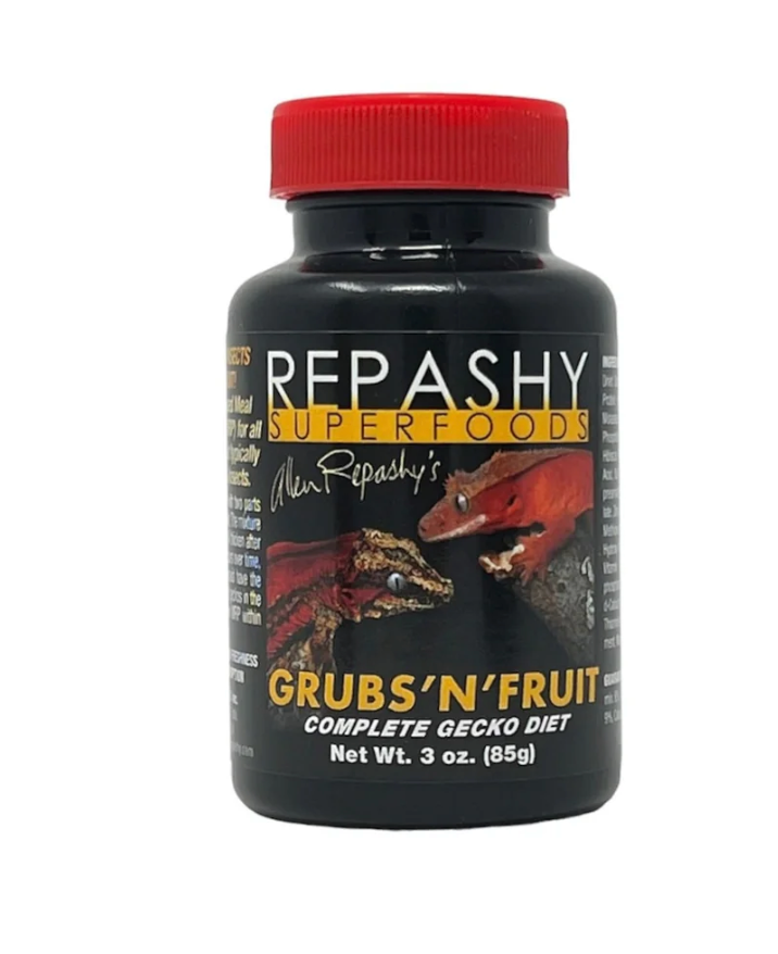 Repashy Crested Gecko Diet - Grubs 'N' Fruit 3 oz JAR