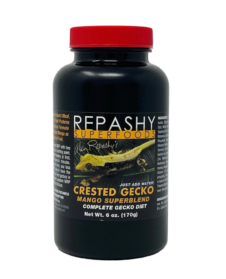 Crested Gecko "Mango SuperBlend" Gecko Diet 6 oz (170g) JAR
