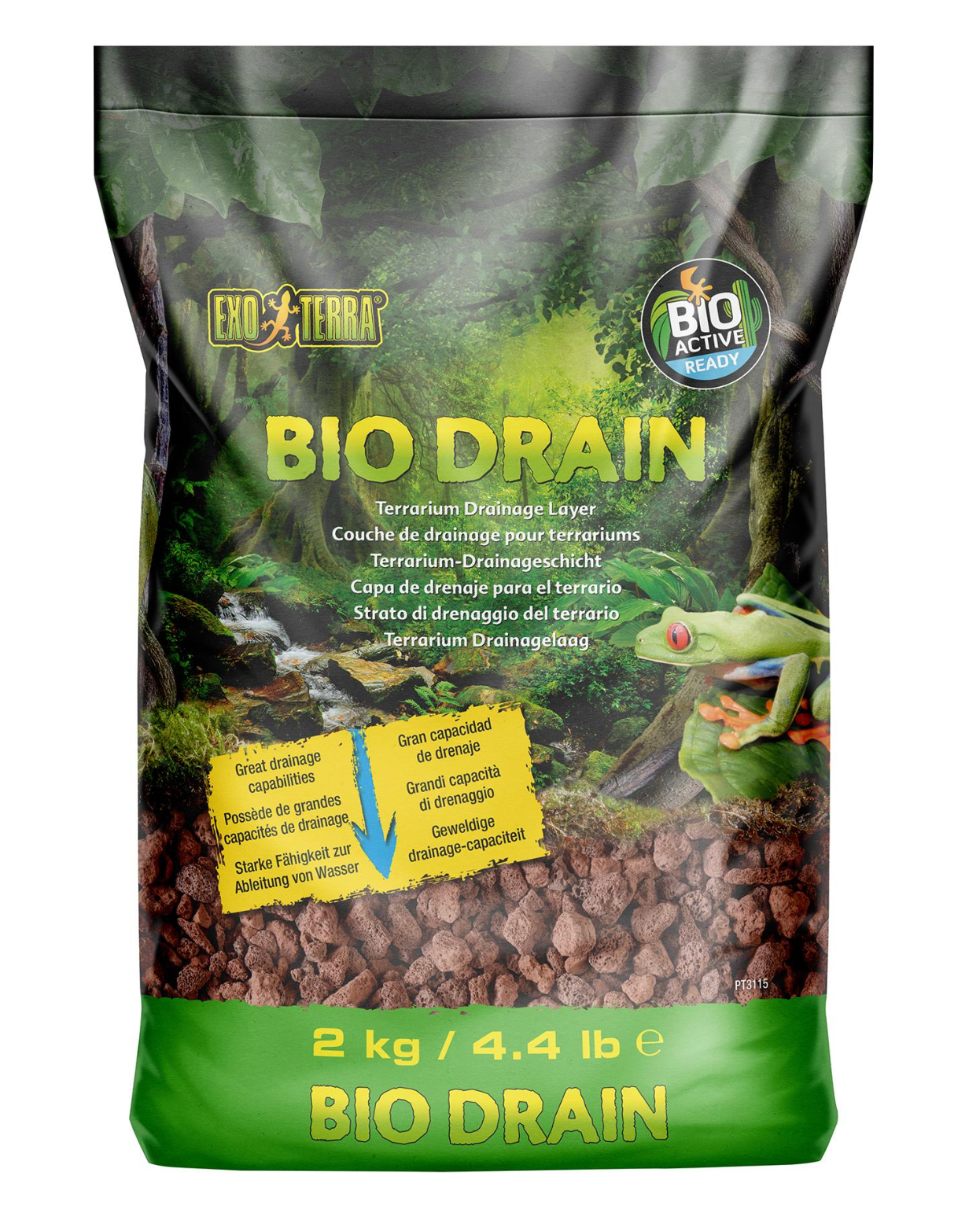 EXO TERRA - Bio Drain. 4.4lb