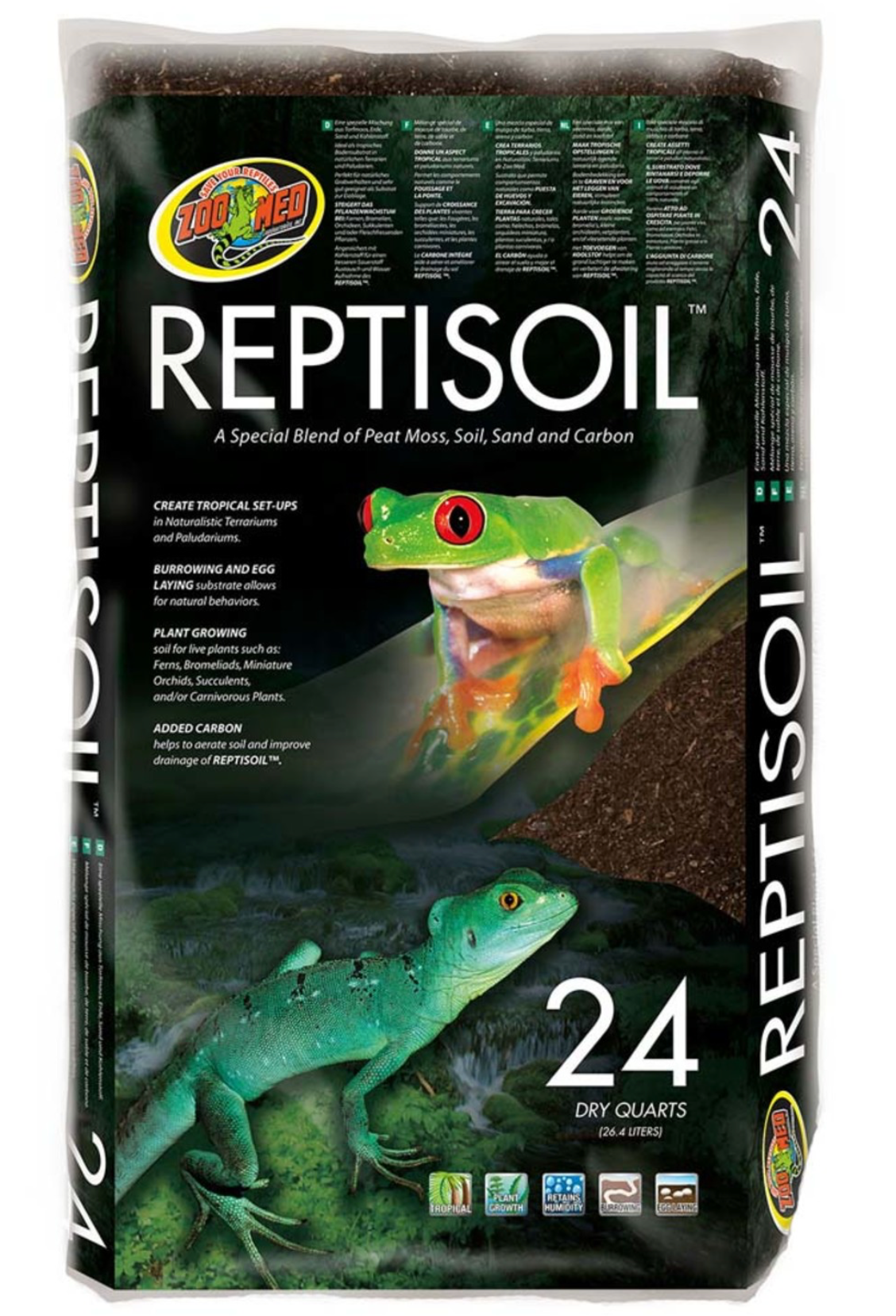 ZML BEDNG REPTISOIL 24QT