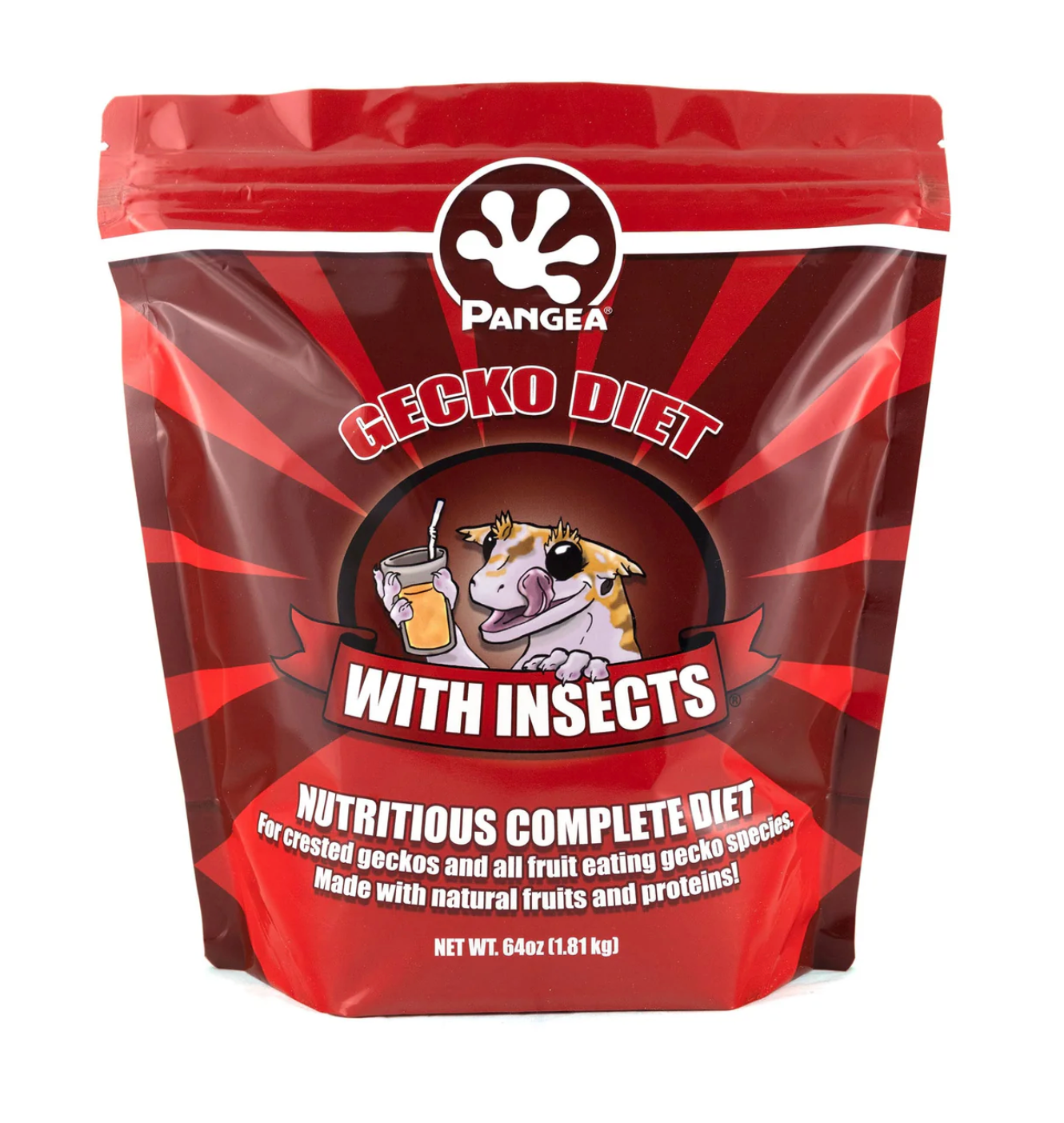 Pangea Gecko Diet with Insects™ - 64 oz.
