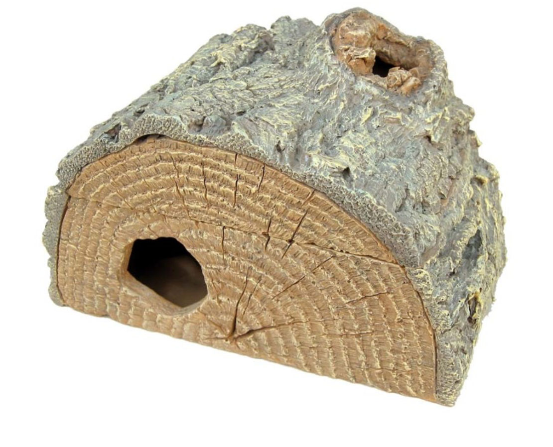 Weco Wecorama Sleepy Hollows Green Pine Half Log Lodge