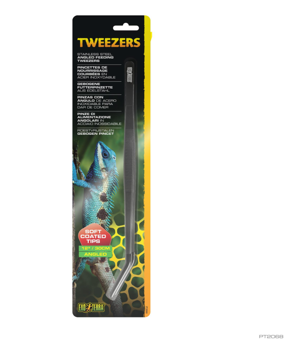EXO TERRA TWEEZERS ANGLED 12"