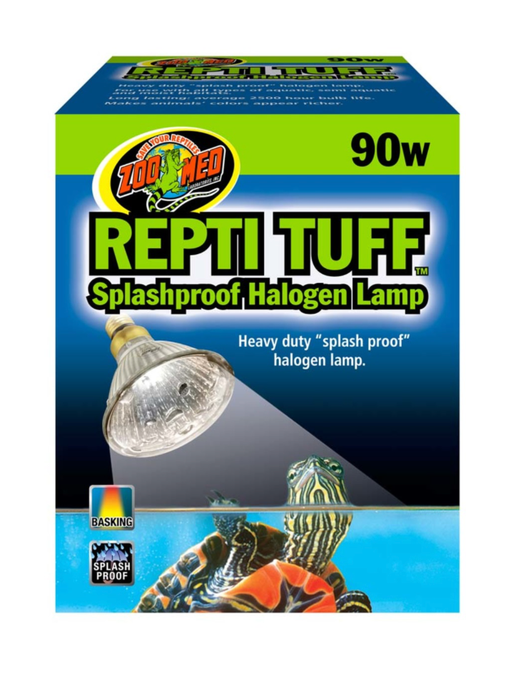 Zoo Med Repti Tuff Splashproof Halogen Lamp White, 1ea/90 W