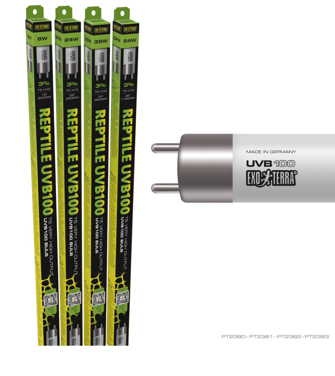 Exo Terra Reptile UVB100 VHO T5 Bulb 46"