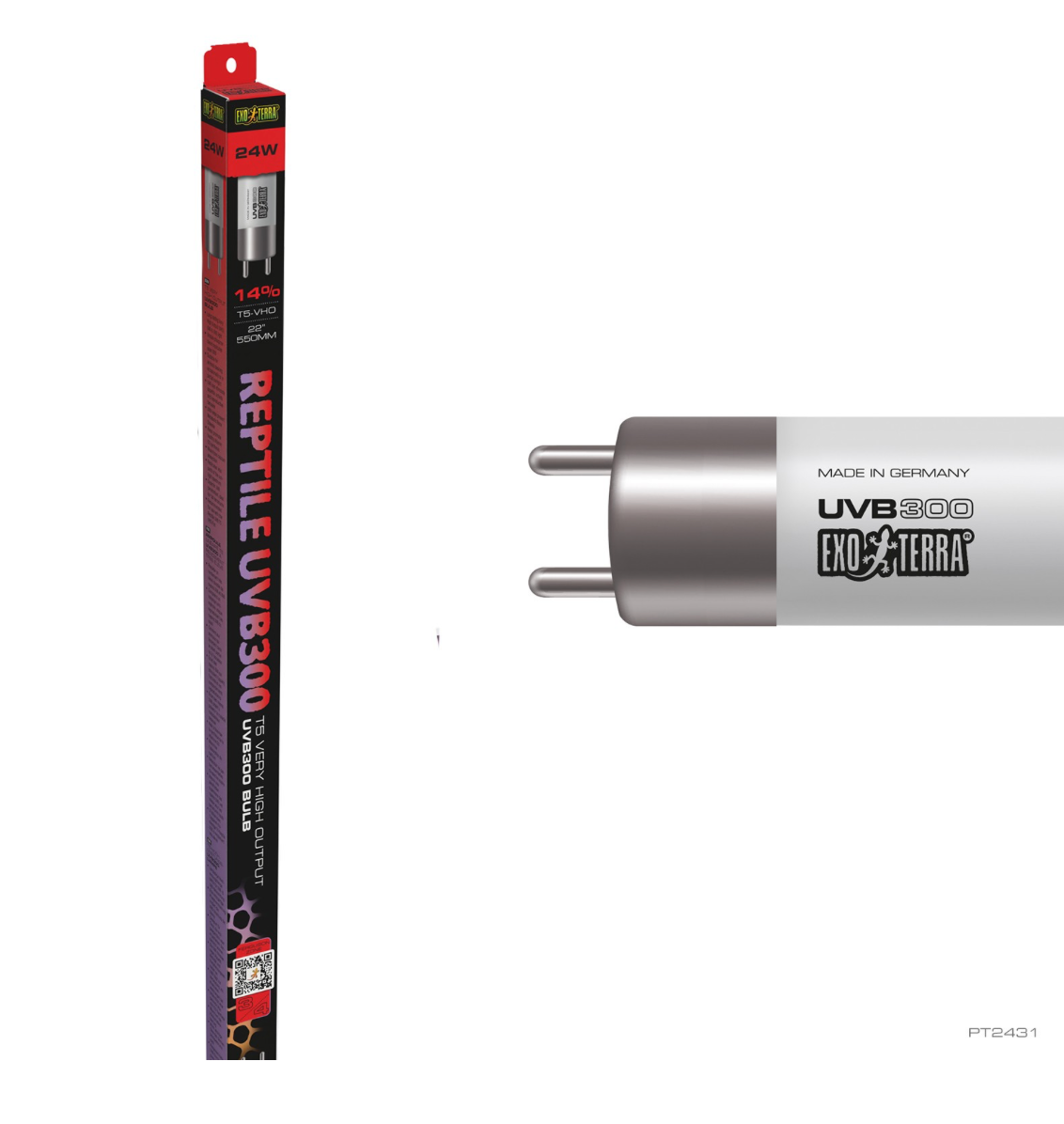 Exo Terra Reptile UVB300 VHO T5 Bulb 22"