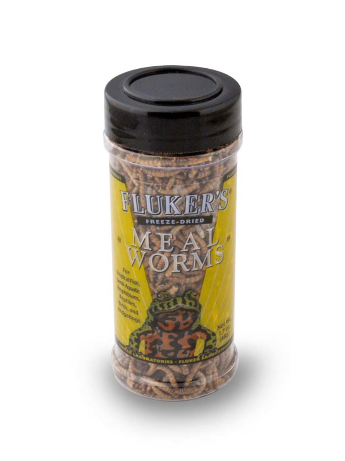Fluker's Freeze Dried Mealworms Reptile Food 1ea/1.7 oz