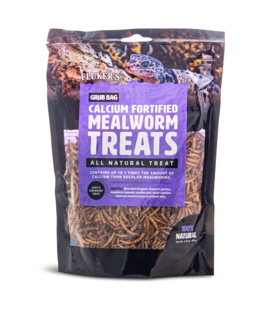 Fluker's Grub Bag Mealworm Calcium Fortified Treats 1ea/3.75 oz