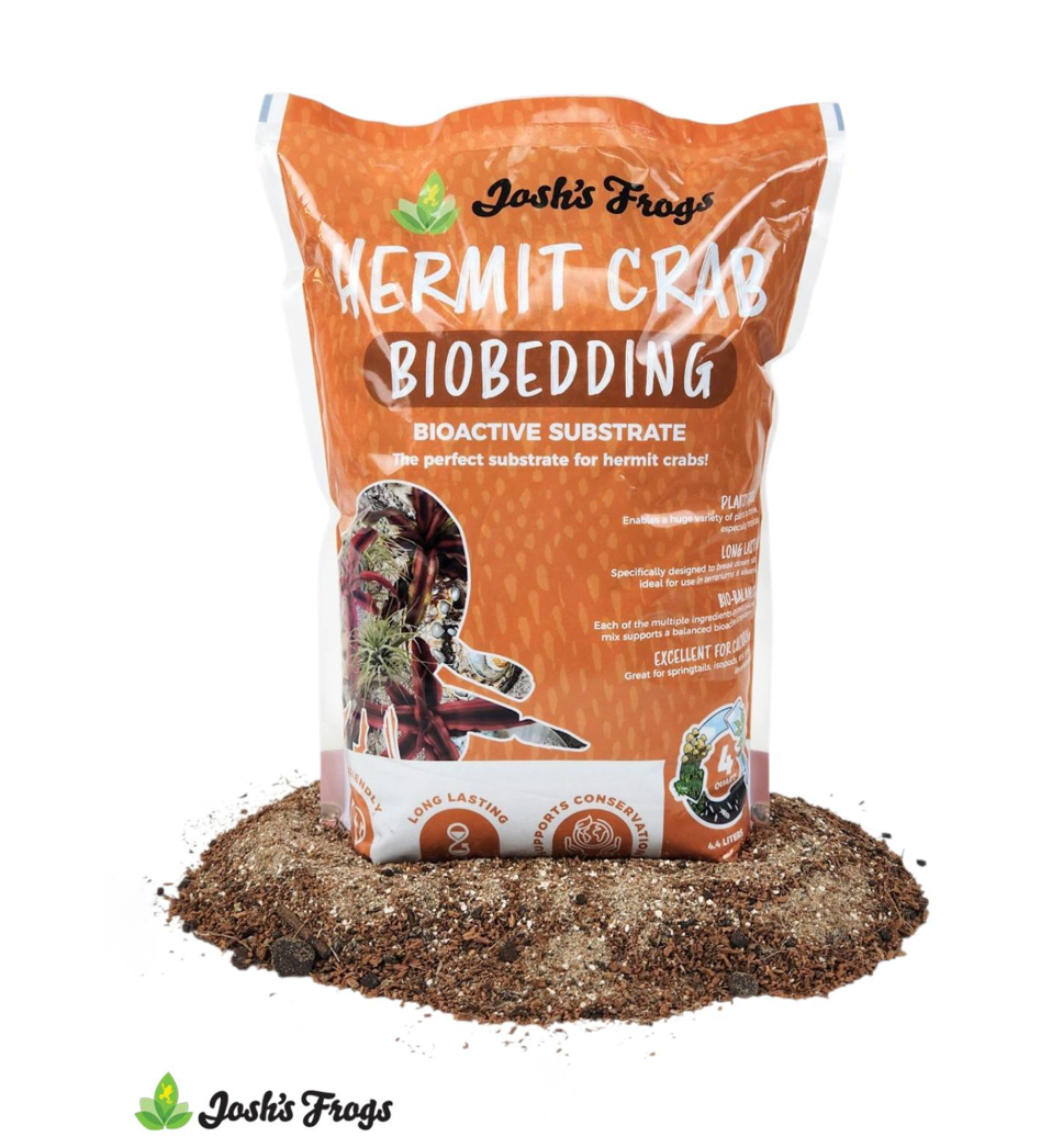 Josh's Frogs HERMIT CRAB BioBedding Bioactive Substrate (4 quarts)