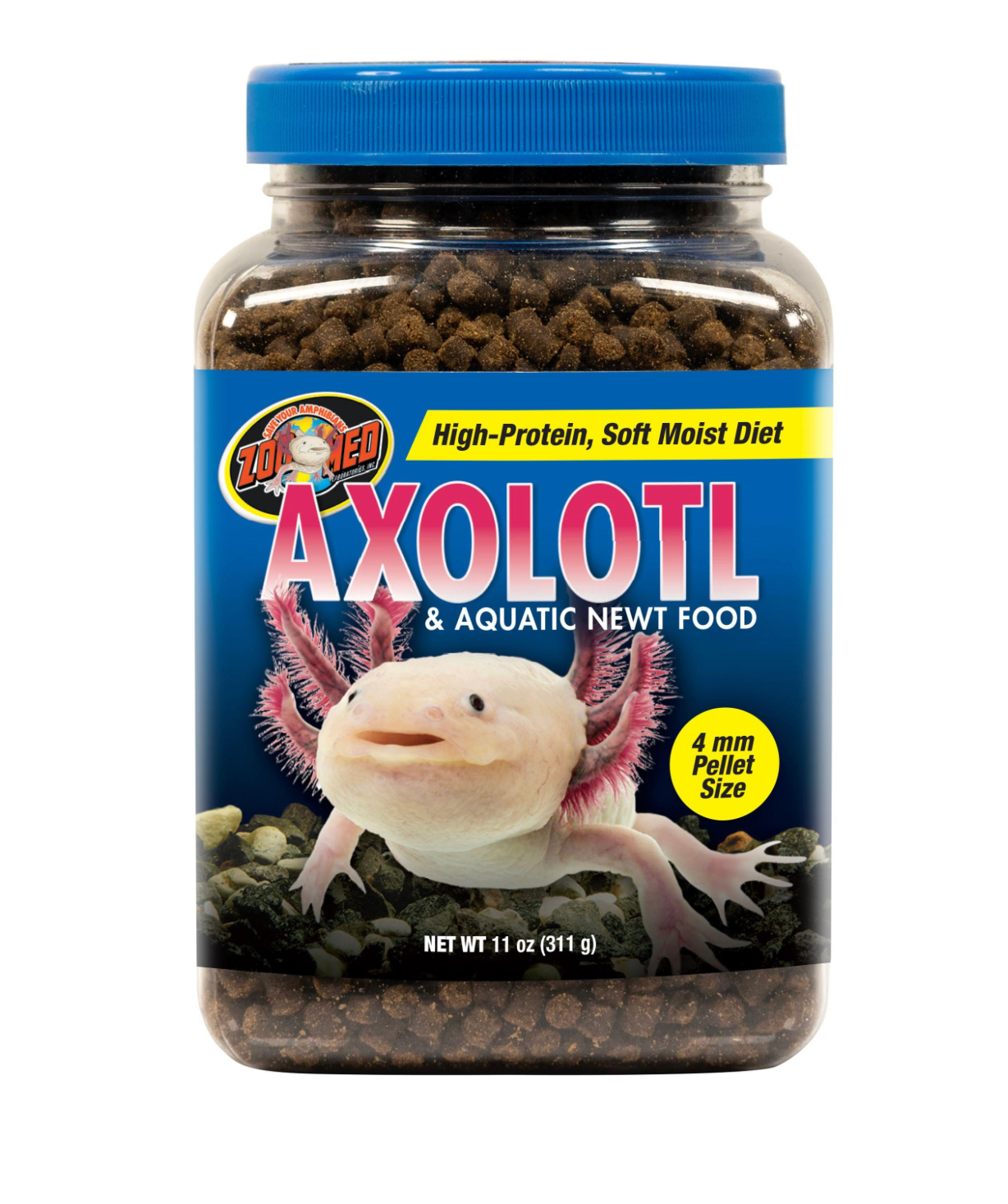 Zoo Med Axolotl & Aquatic Newt Food 11 oz