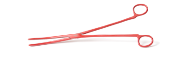 Redline Science 12" Curved Non-Locking Hemostat