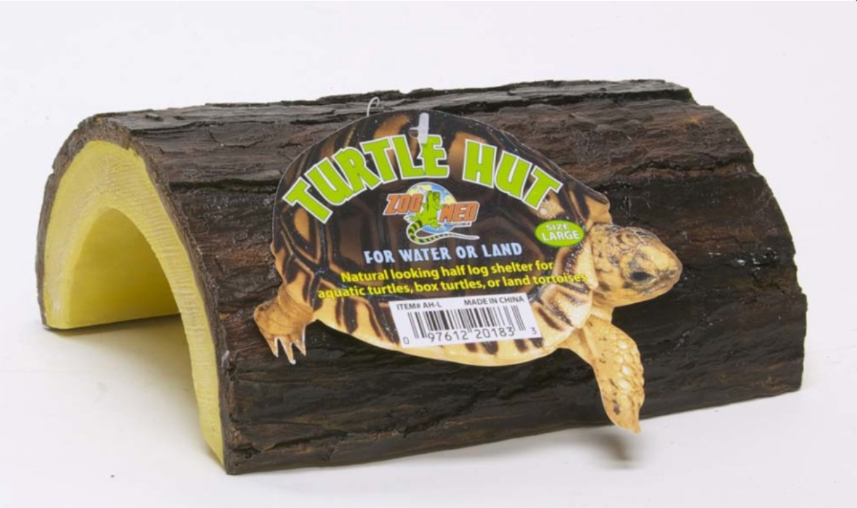Zoo Med Turtle Hut Brown/Yellow, 1ea/LG