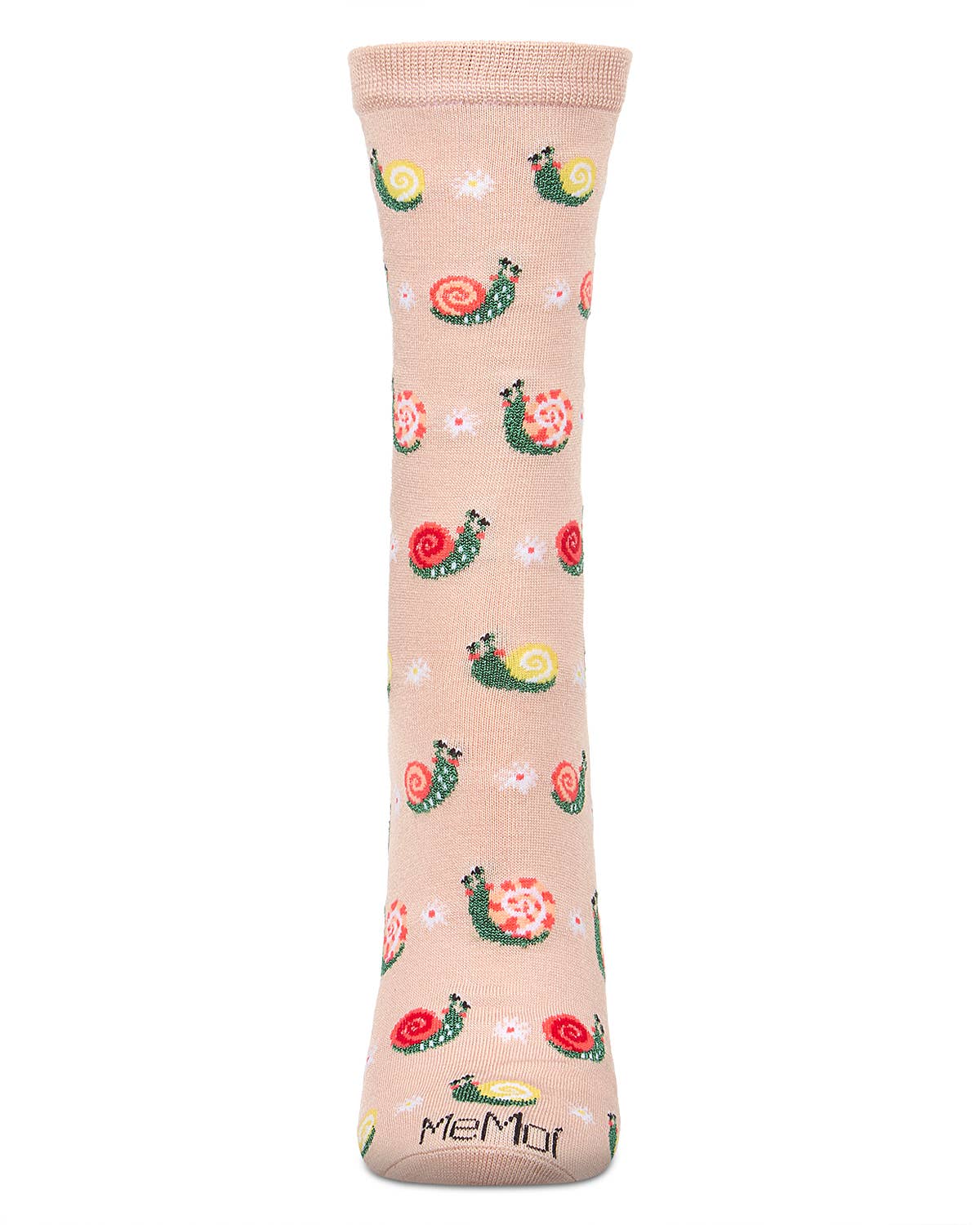 Infinity Classics International Inc. - Women's Snails Rayon From Bamboo Crew Socks: Blush / 9-11