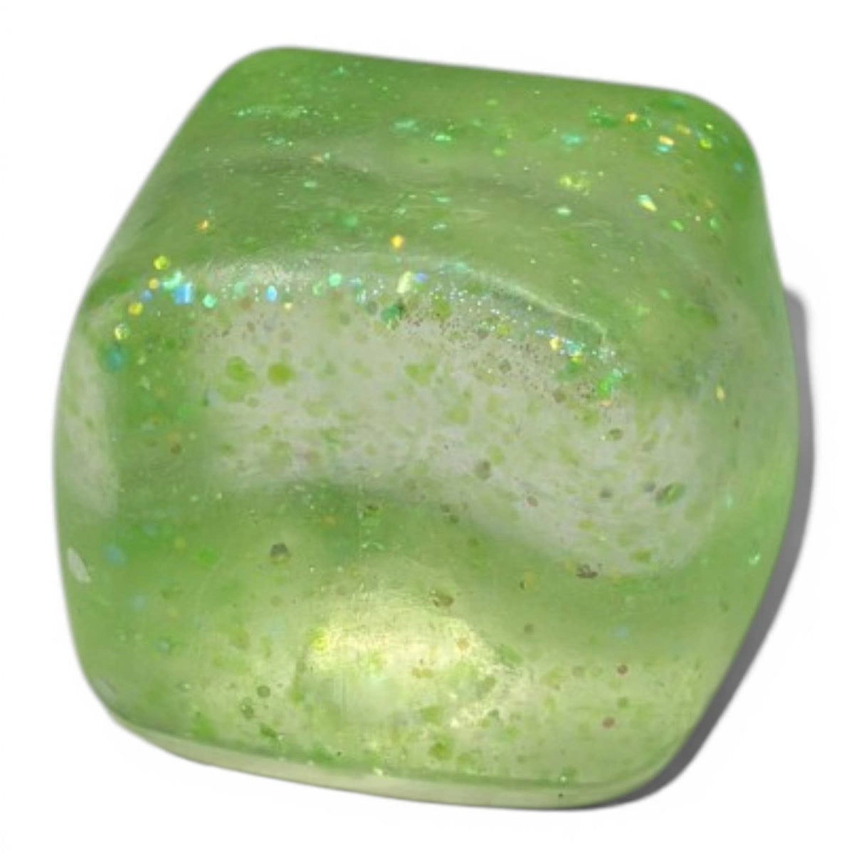 K & S WHOLESALE INC - Jumbo Stress Ball Cube – Glitter Gel Sensory Fidget Toy