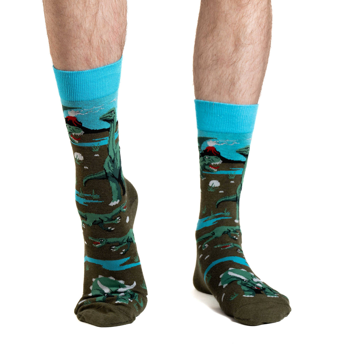Good Luck Sock - Men's Dinosaur World Socks