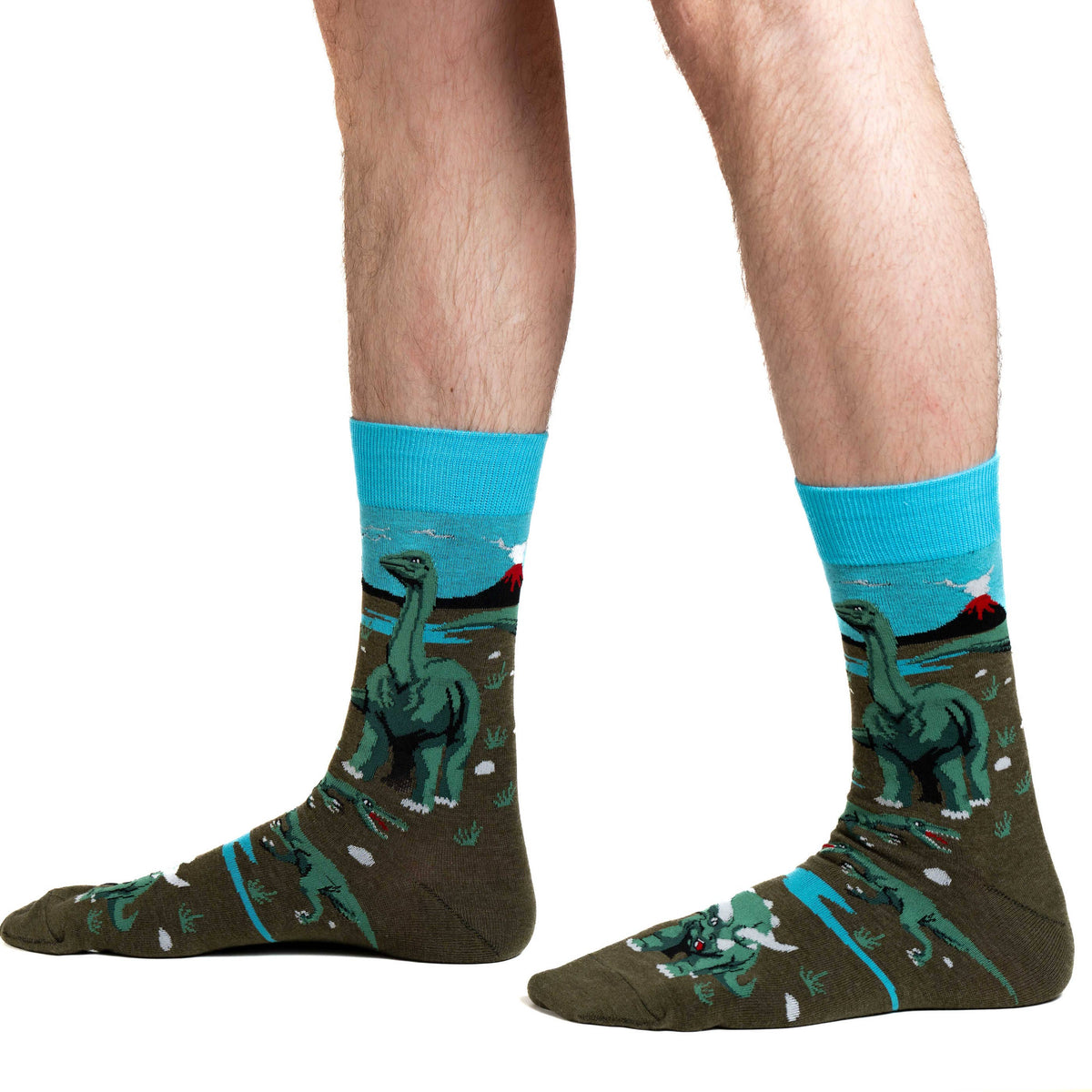 Good Luck Sock - Men's Dinosaur World Socks