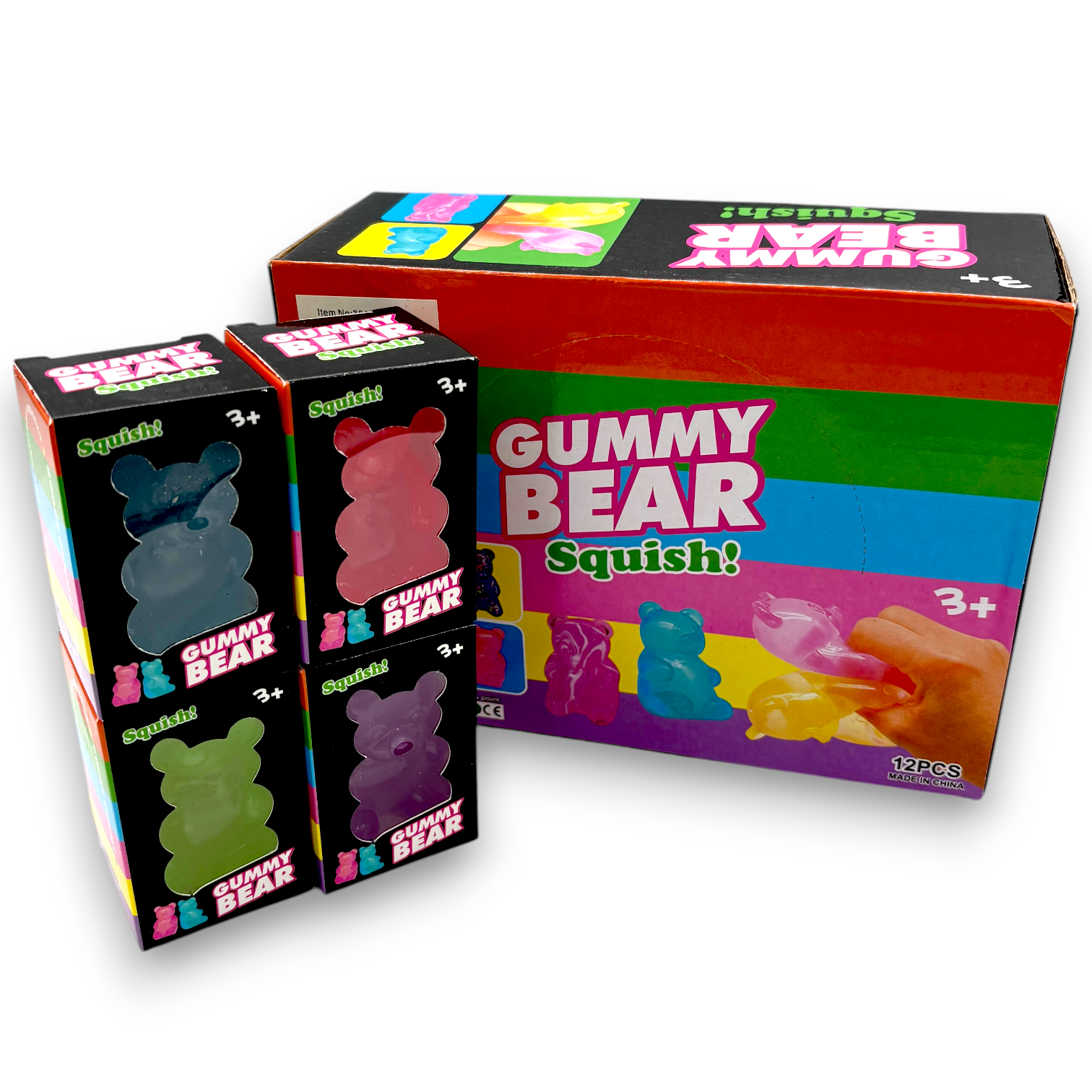 K & S WHOLESALE INC - Gummy Bear Squish 12ct PDQ
