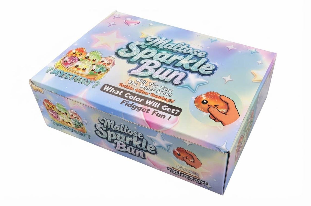 K & S WHOLESALE INC - Maltose Mini Sparkle Dumplings Assorted- 24 CT PDQ Display