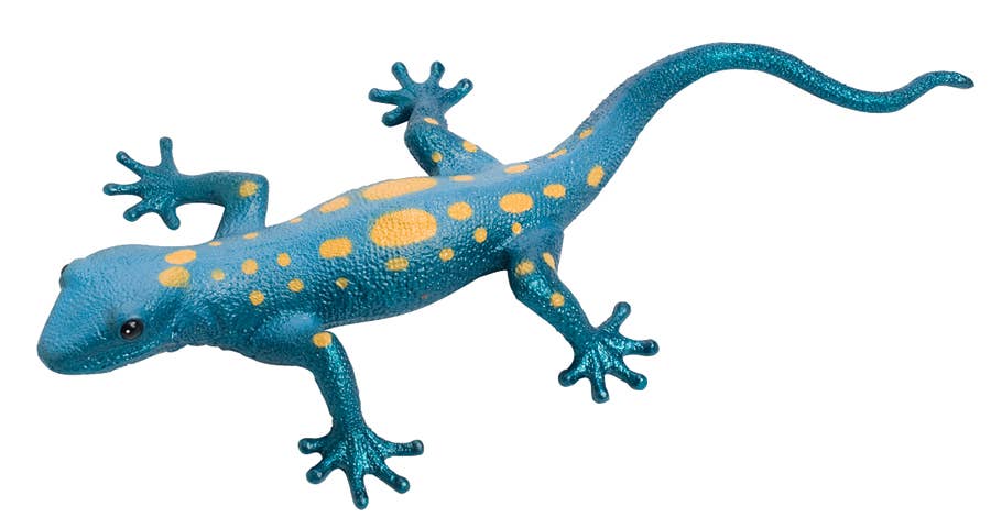 Toysmith - 13" Lizard Squishimals, Stretchy Lizard