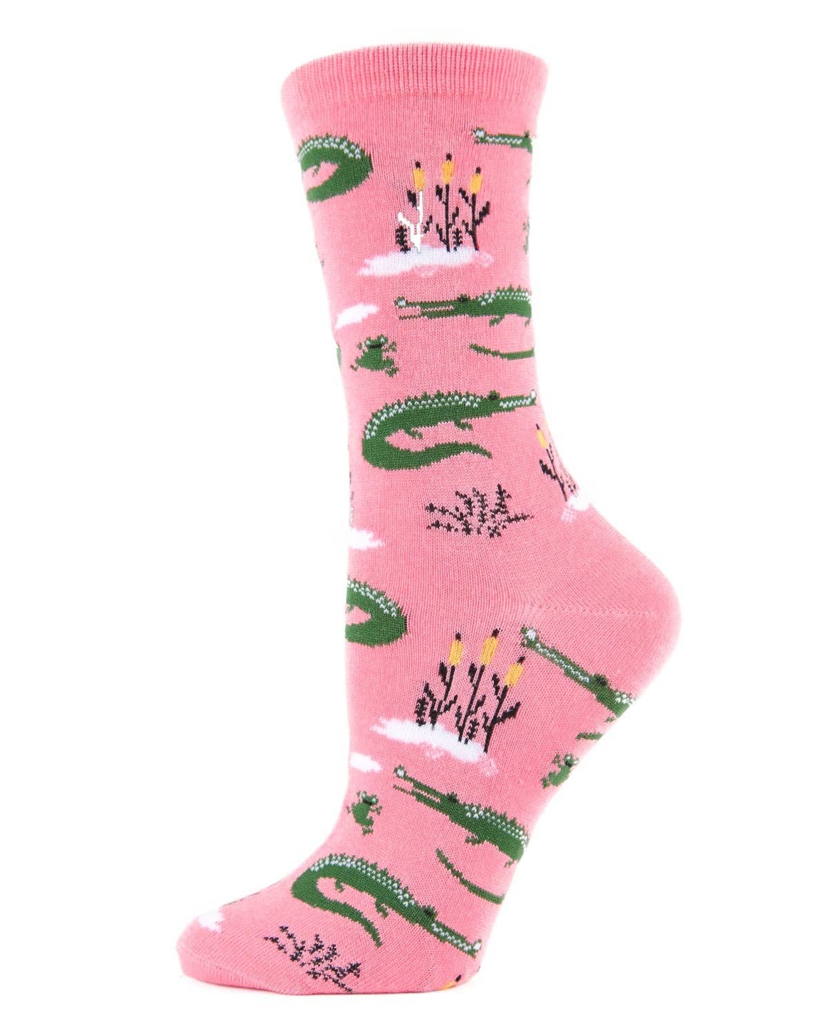 Infinity Classics International Inc. - MeMoi Later Gator Bamboo Crew Socks: Black / 9-11