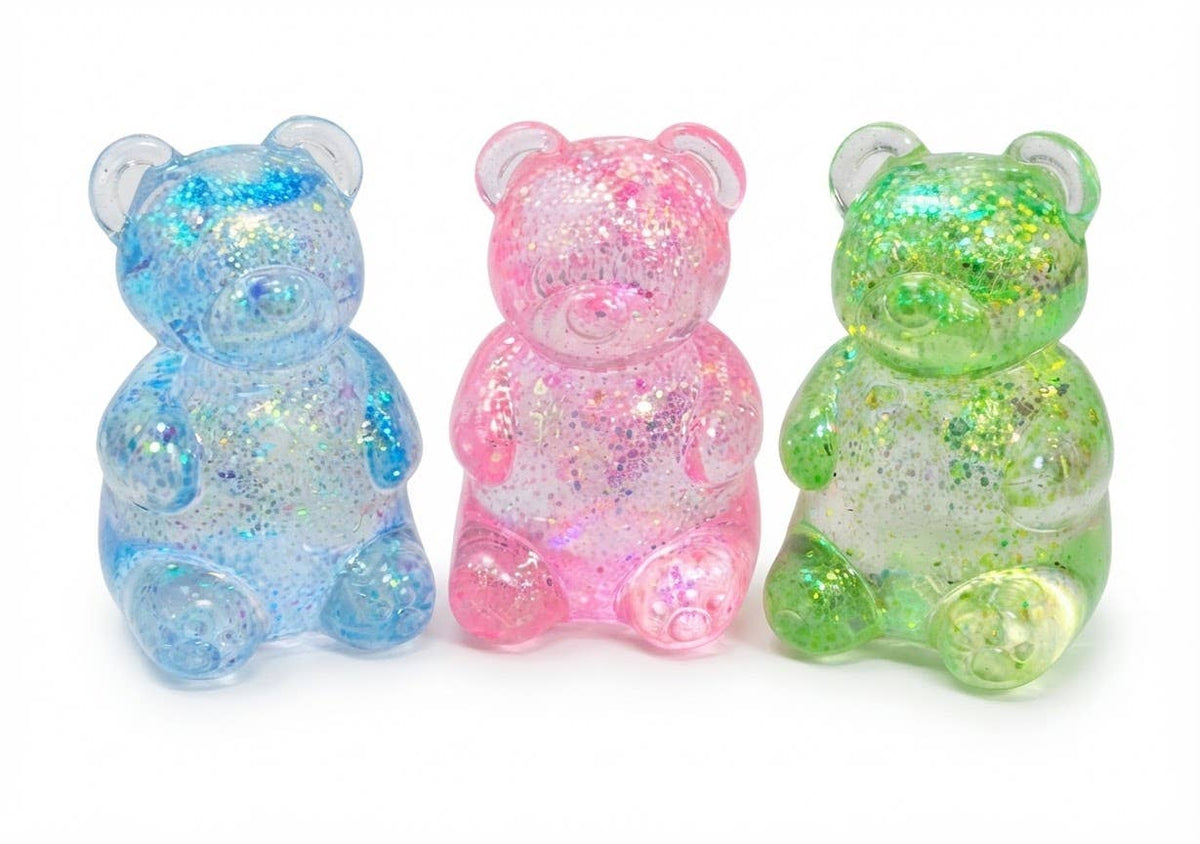 K & S WHOLESALE INC - Gummy Bear Glitter Squish 12CT PDQ