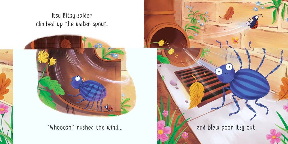 HarperCollins - Itsy Bitsy Spider board book : Usborne