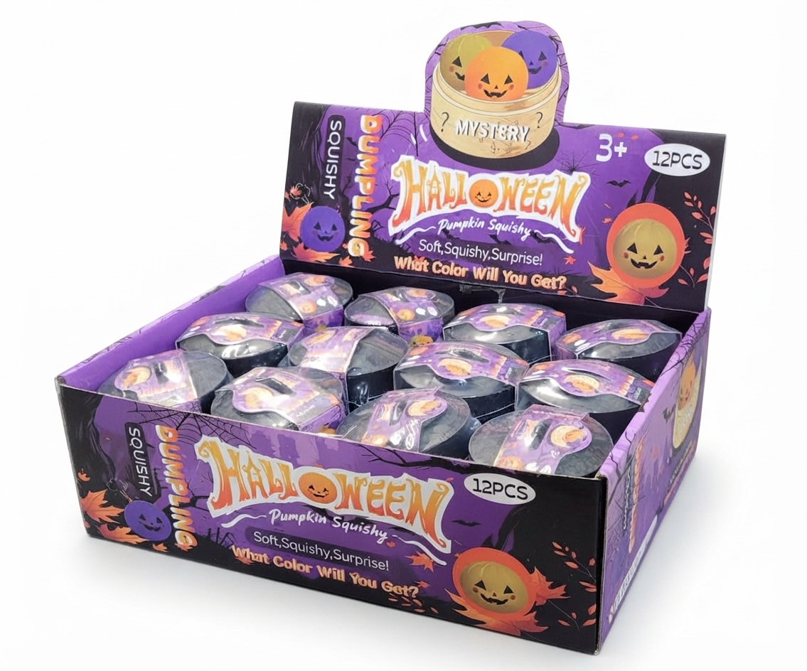 K & S WHOLESALE INC - Halloween Mini Mystery Dumplings Assorted 24CT PDQ