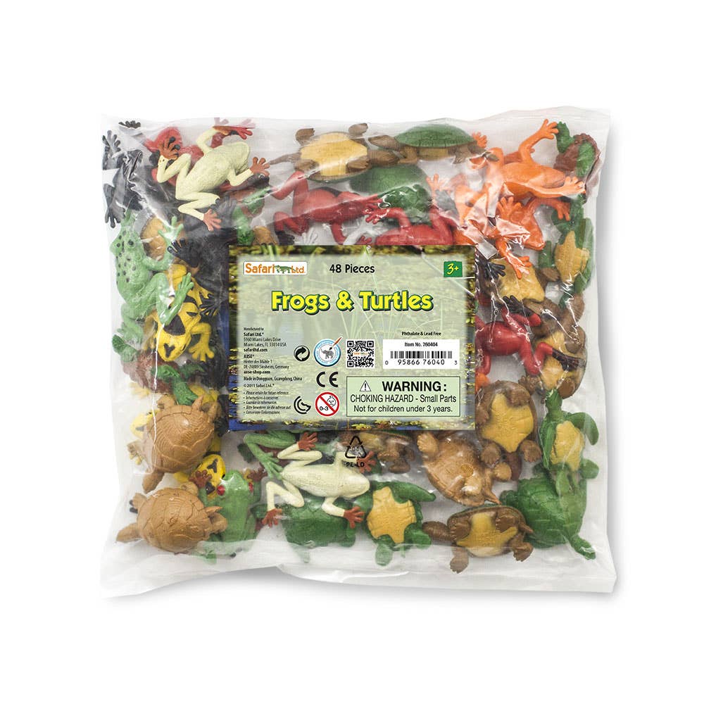 Safari Ltd. - Frogs & Turtles Bulk Bag - 760404