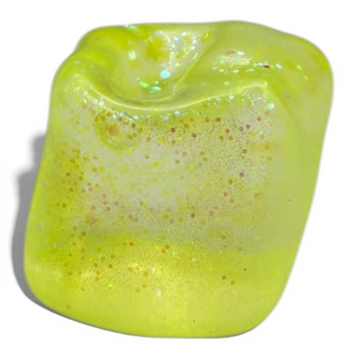 K & S WHOLESALE INC - Jumbo Stress Ball Cube – Glitter Gel Sensory Fidget Toy