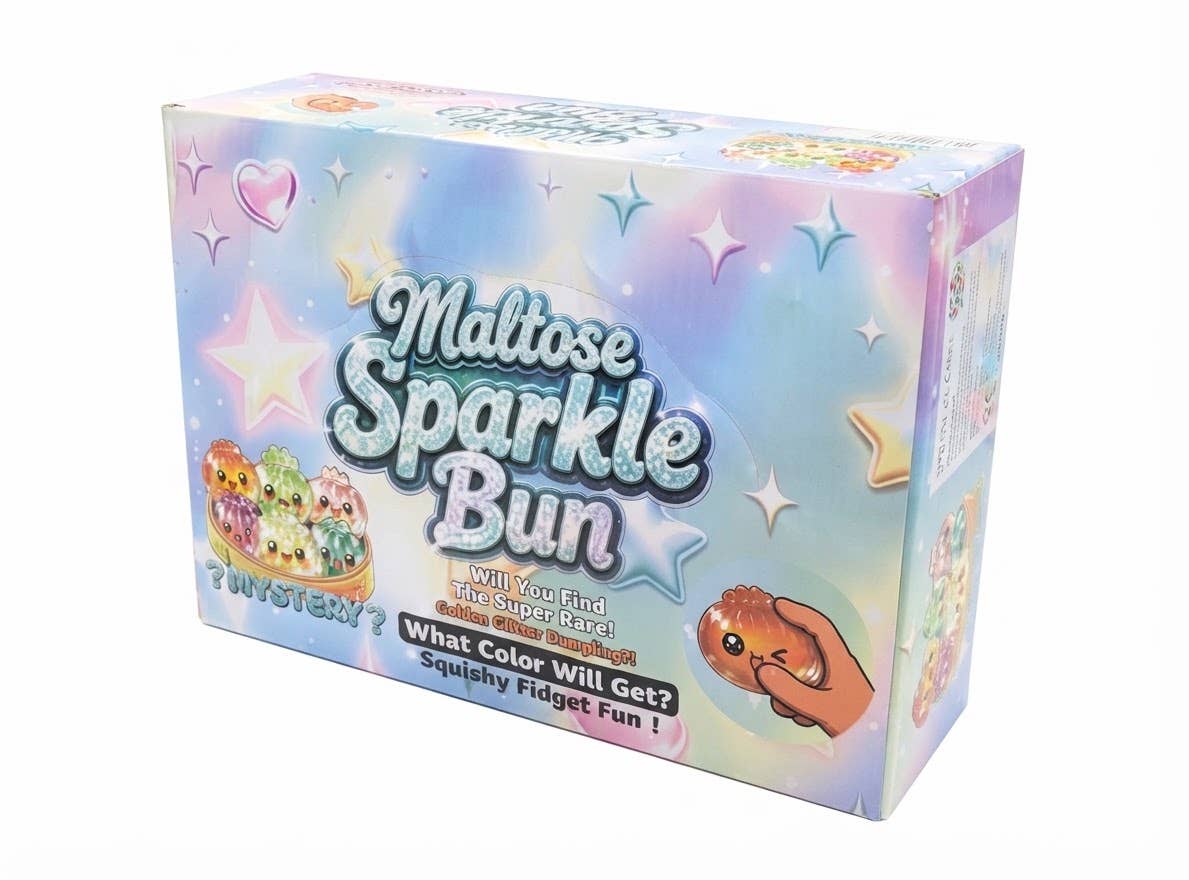 K & S WHOLESALE INC - Maltose Mini Sparkle Dumplings Assorted- 24 CT PDQ Display