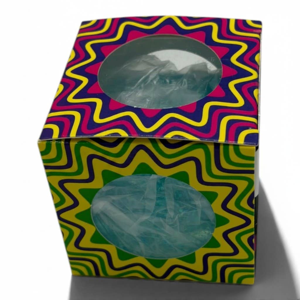 K & S WHOLESALE INC - Jumbo Stress Ball Cube – Glitter Gel Sensory Fidget Toy