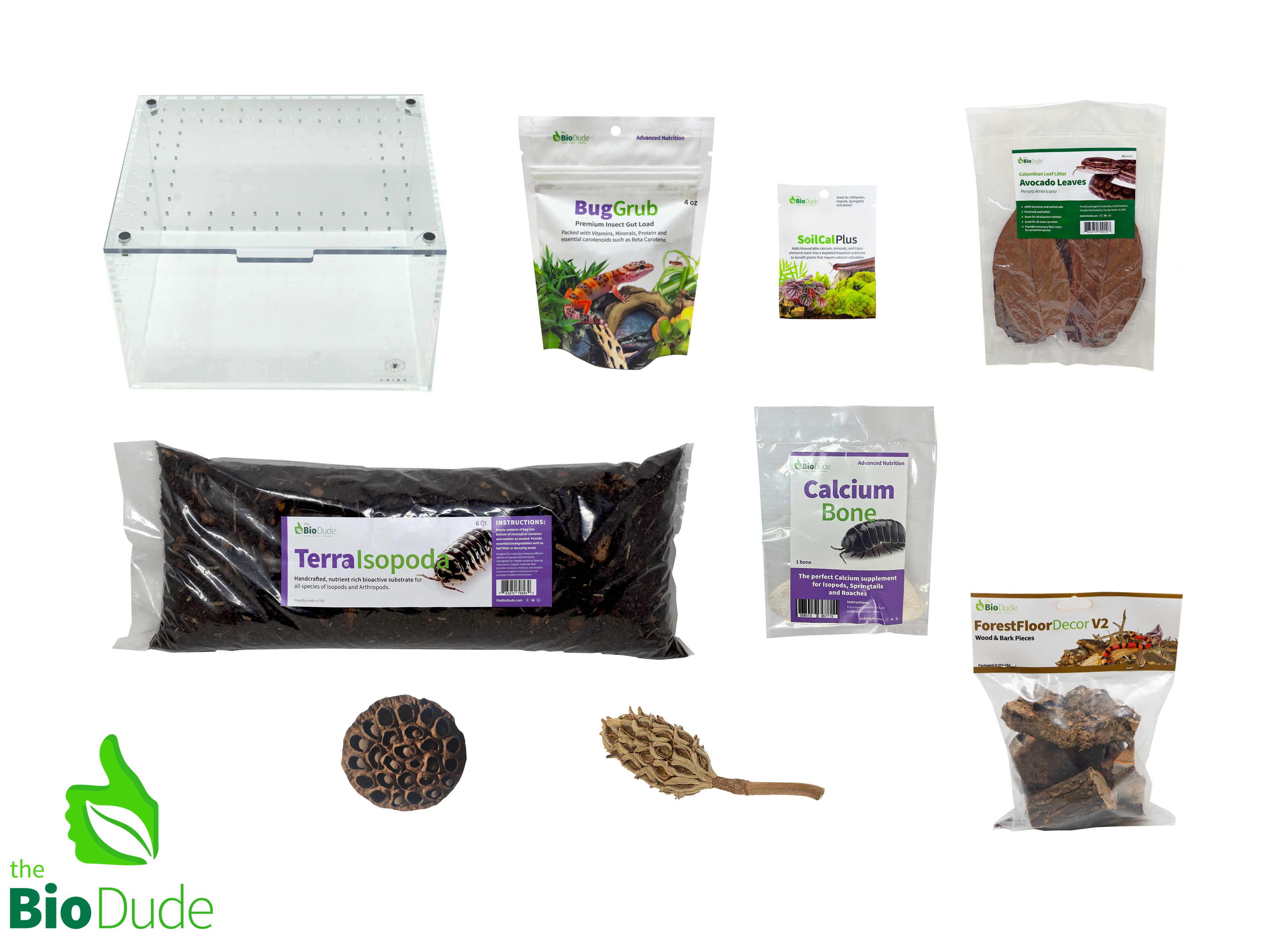 Premium Isopod Enclosure Kit - Medium
